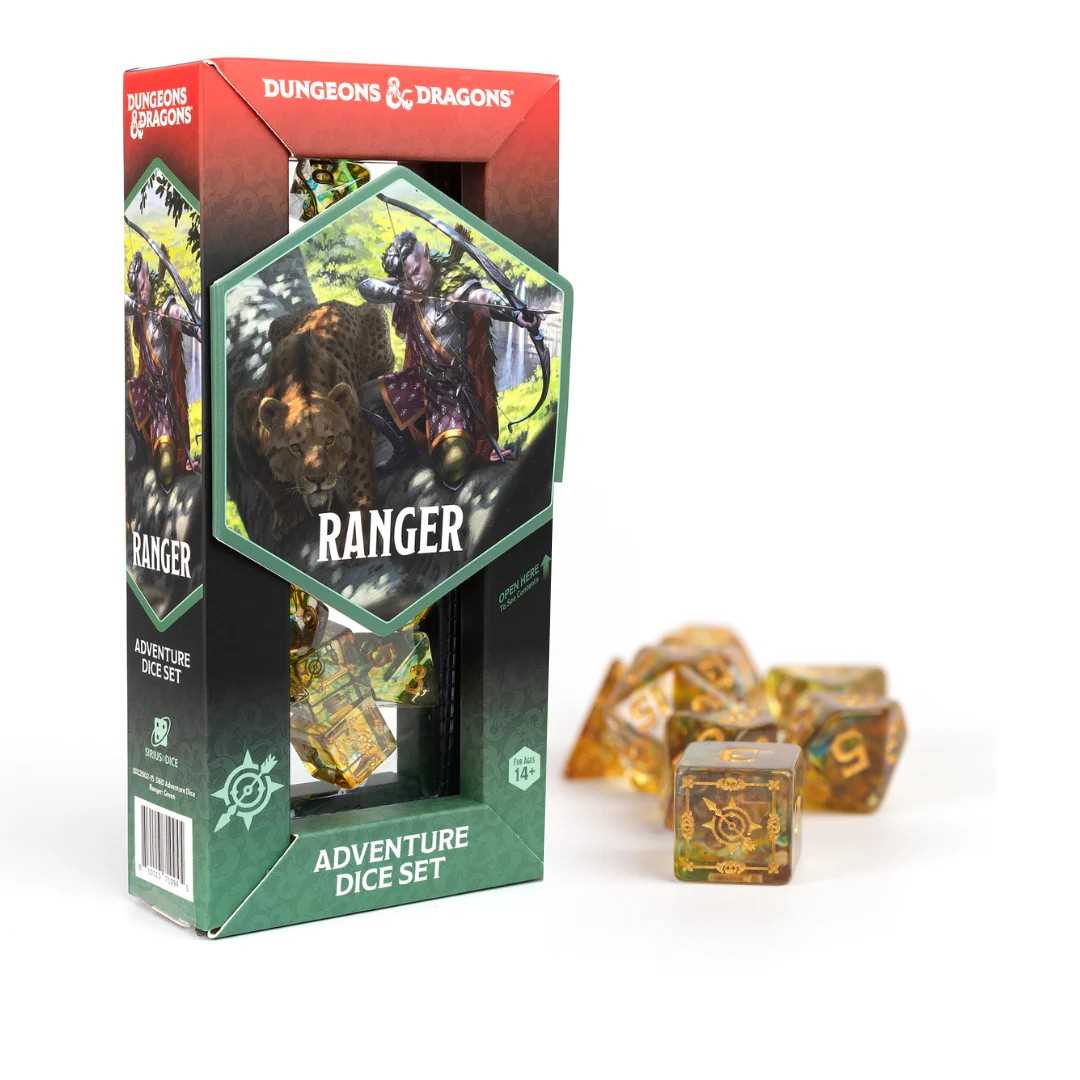 Adventure Dice Set: Dungeons & Dragons - Ranger (Gold) - Image 2