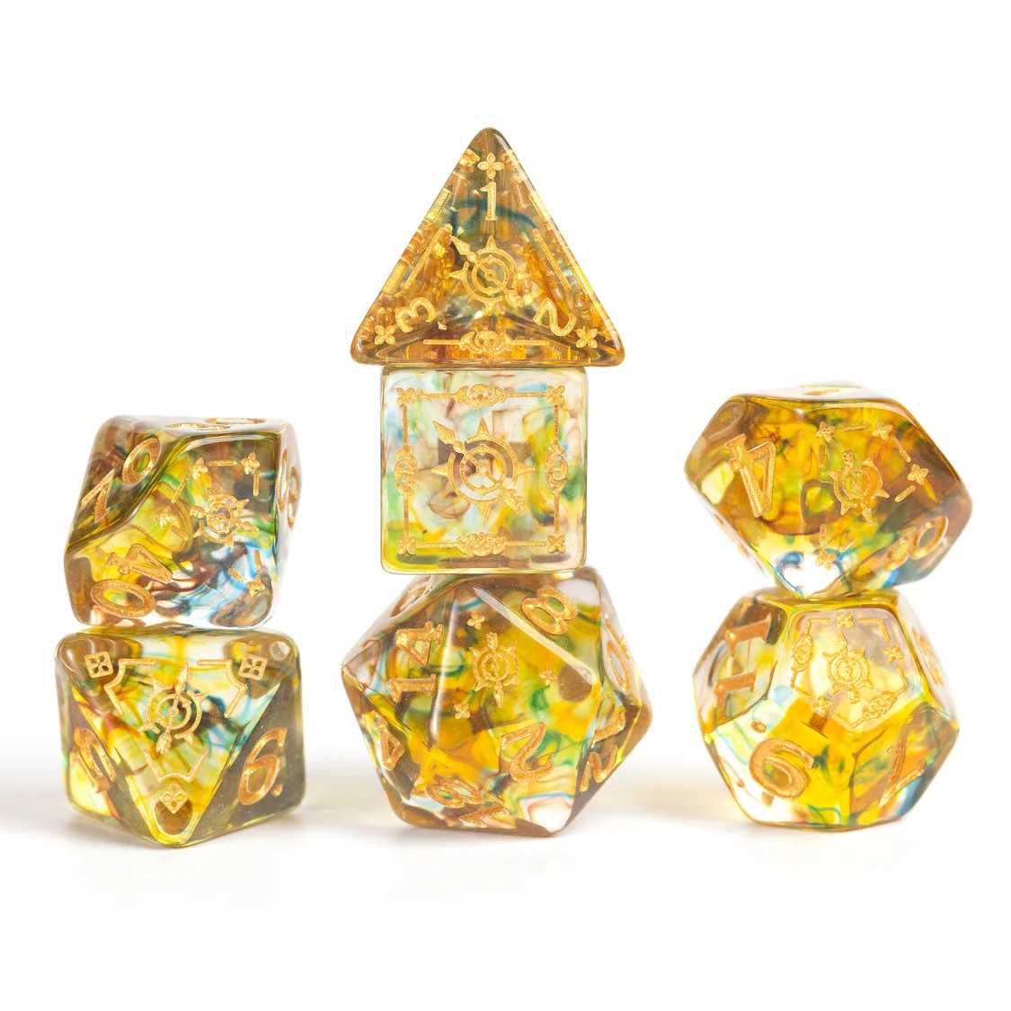 Adventure Dice Set: Dungeons & Dragons - Ranger (Gold) - Image 3