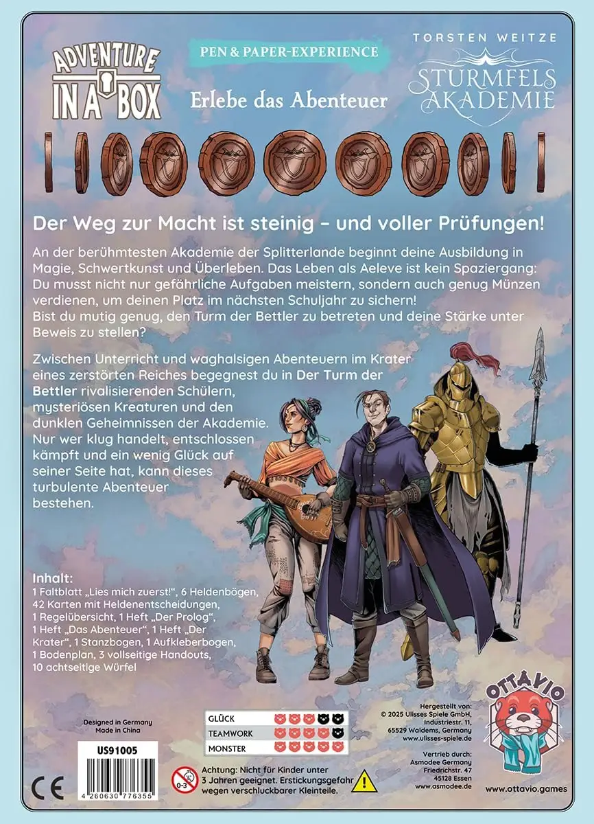 Adventure in a Box: Sturmfels Akademie - Der Turm der Bettler (DE) - Image 3