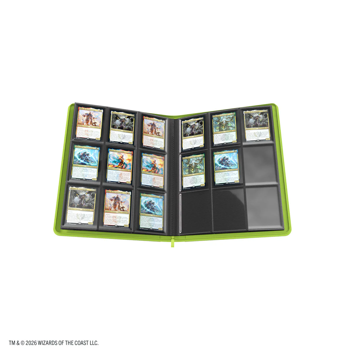 Album: Zip-Up - Magic The Gathering - Secrets of Strixhaven - 18-Pocket - Black/Green - Image 12