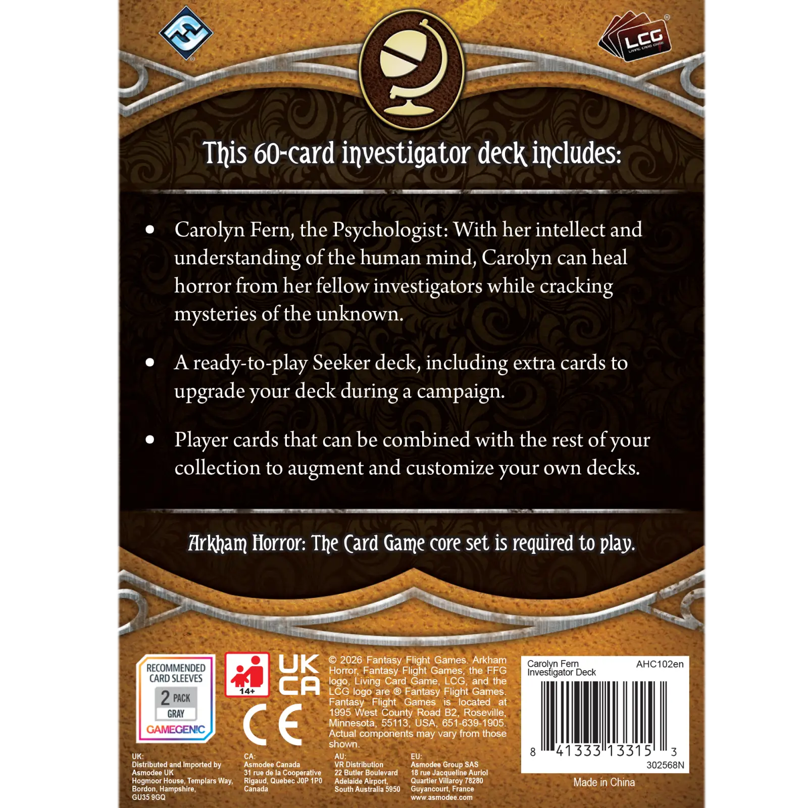 Arkham Horror: The Card Game - Investigator Deck - Carolyn Fern (EN) - Image 4