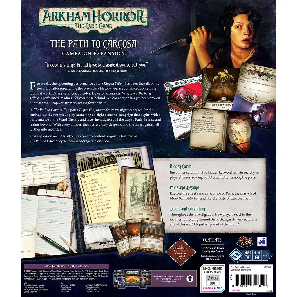 Arkham Horror: The Card Game - The Path to Carcosa - Campaign Expansion (EN) - Image 2