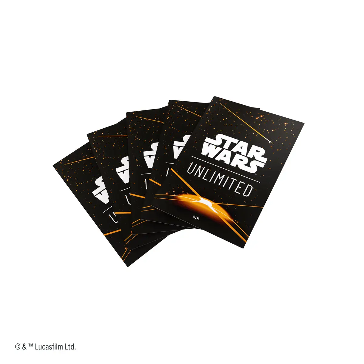 Art Sleeves: Star Wars Unlimited - Card Back - Orange - Image 3