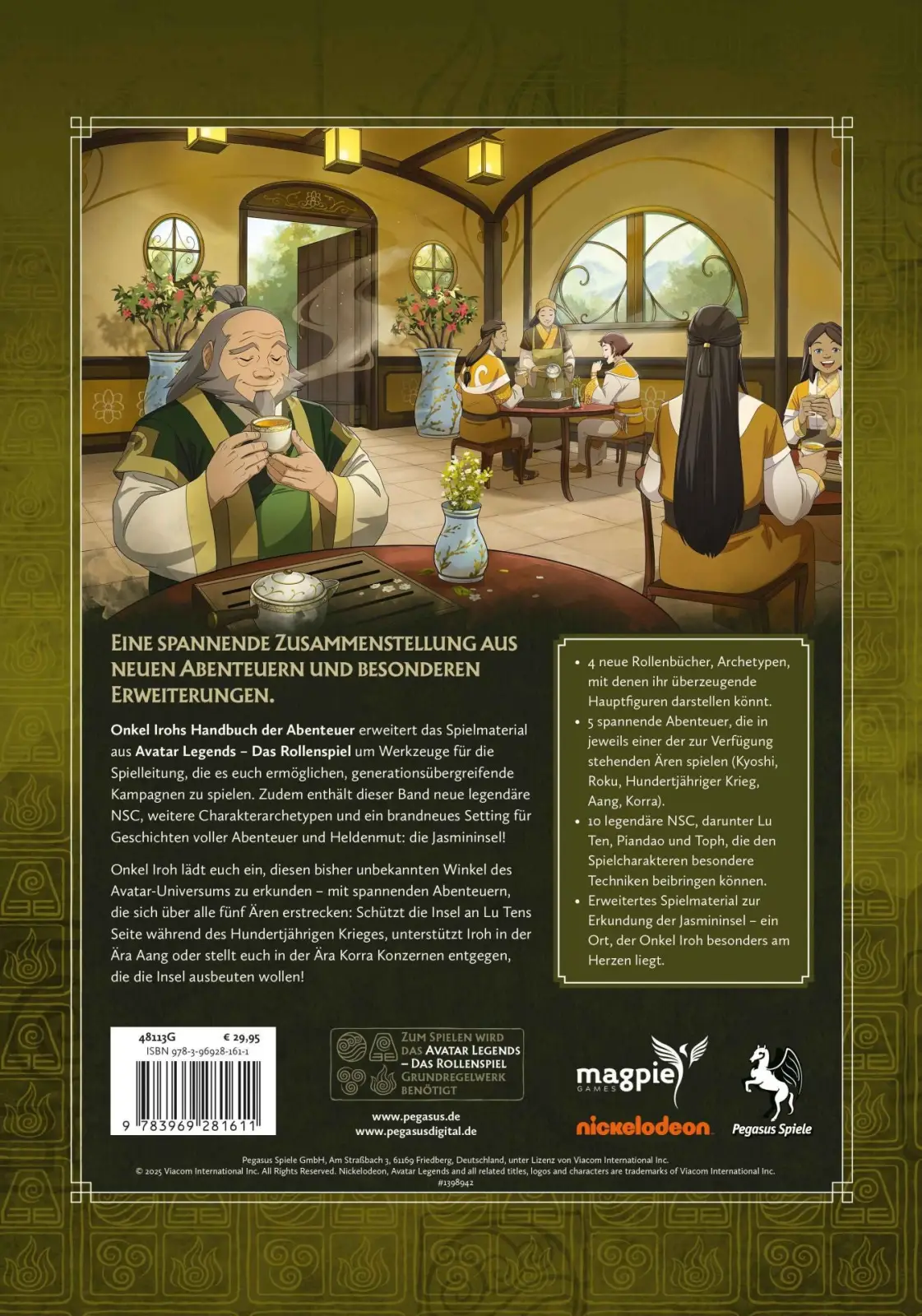 Avatar Legends – Das Rollenspiel: Onkel Irohs Handbuch der Abenteuer (DE) - Image 3