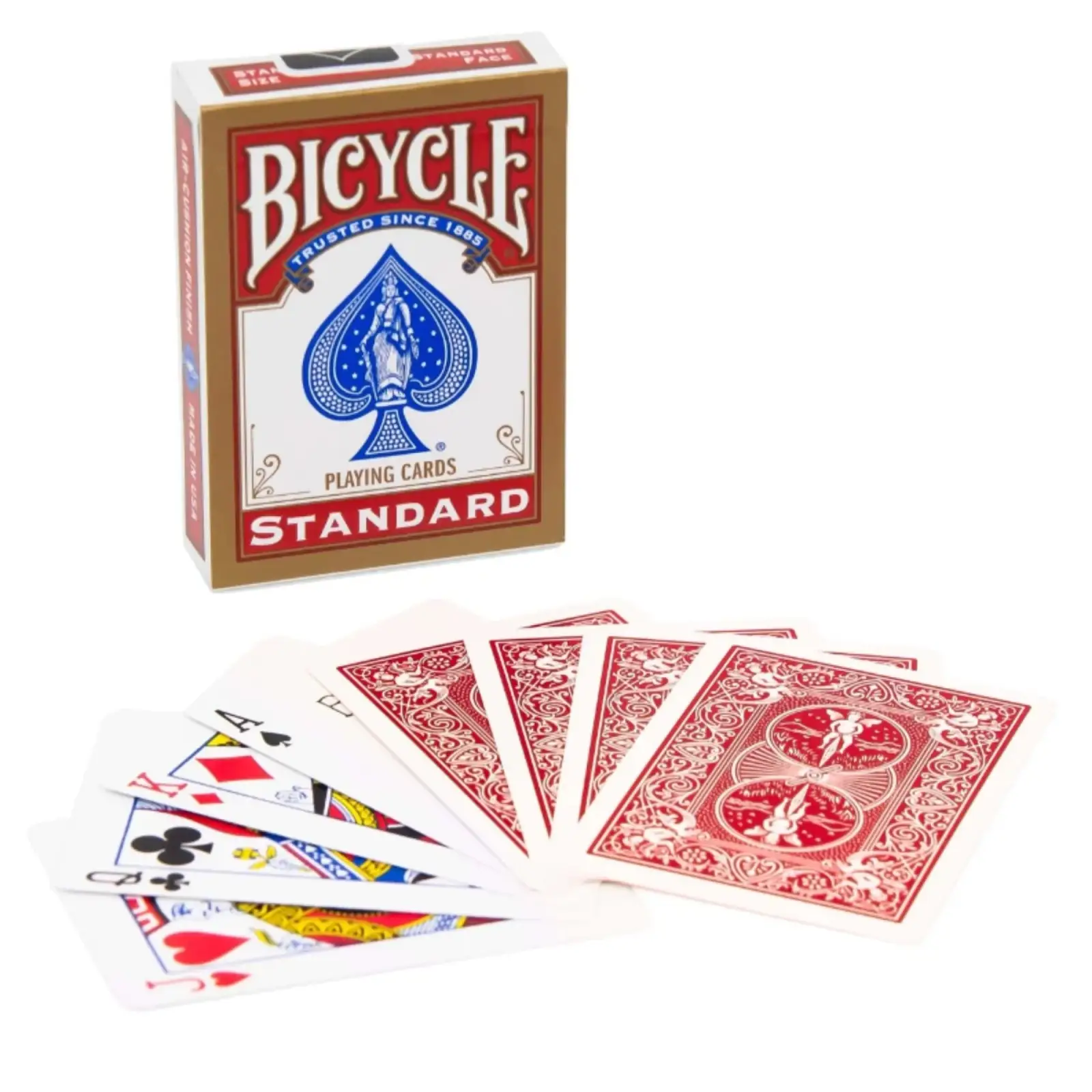 Playing Cards: Bicycle - Gold Standard - Red