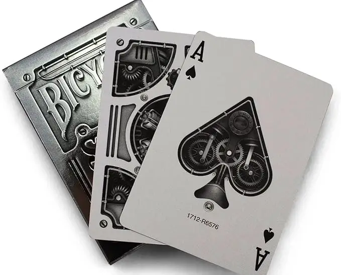 Playing Cards: Bicycle - Steampunk - Silver - Image 2