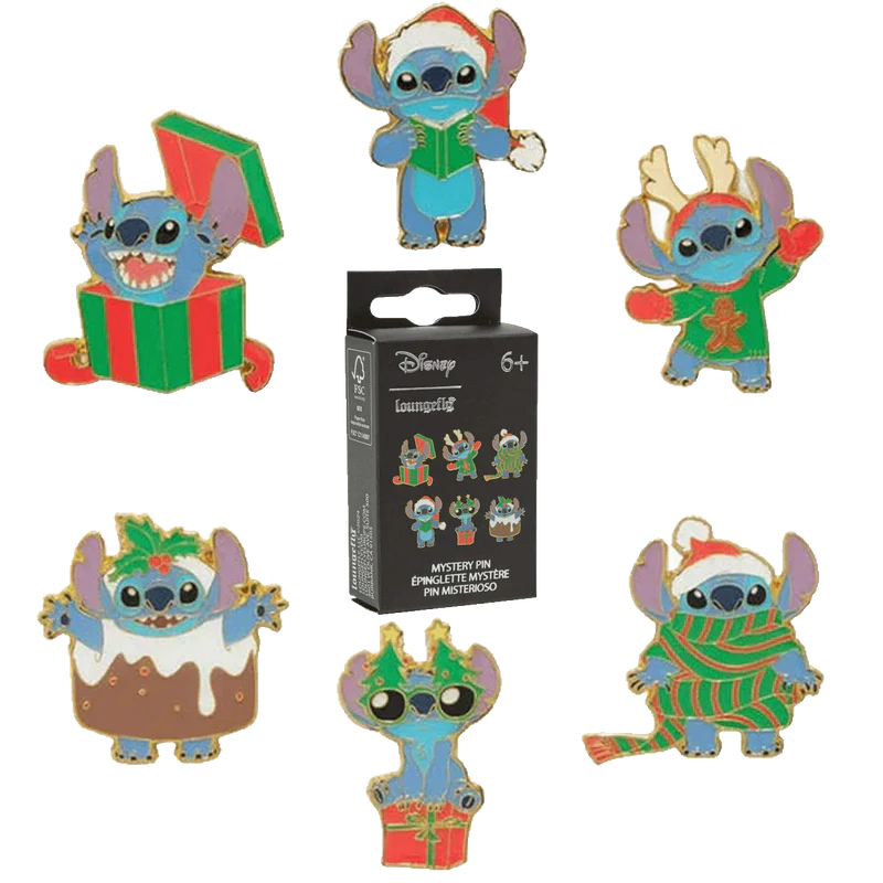 Blind Box: Loungefly - Pins - Stitch Holiday