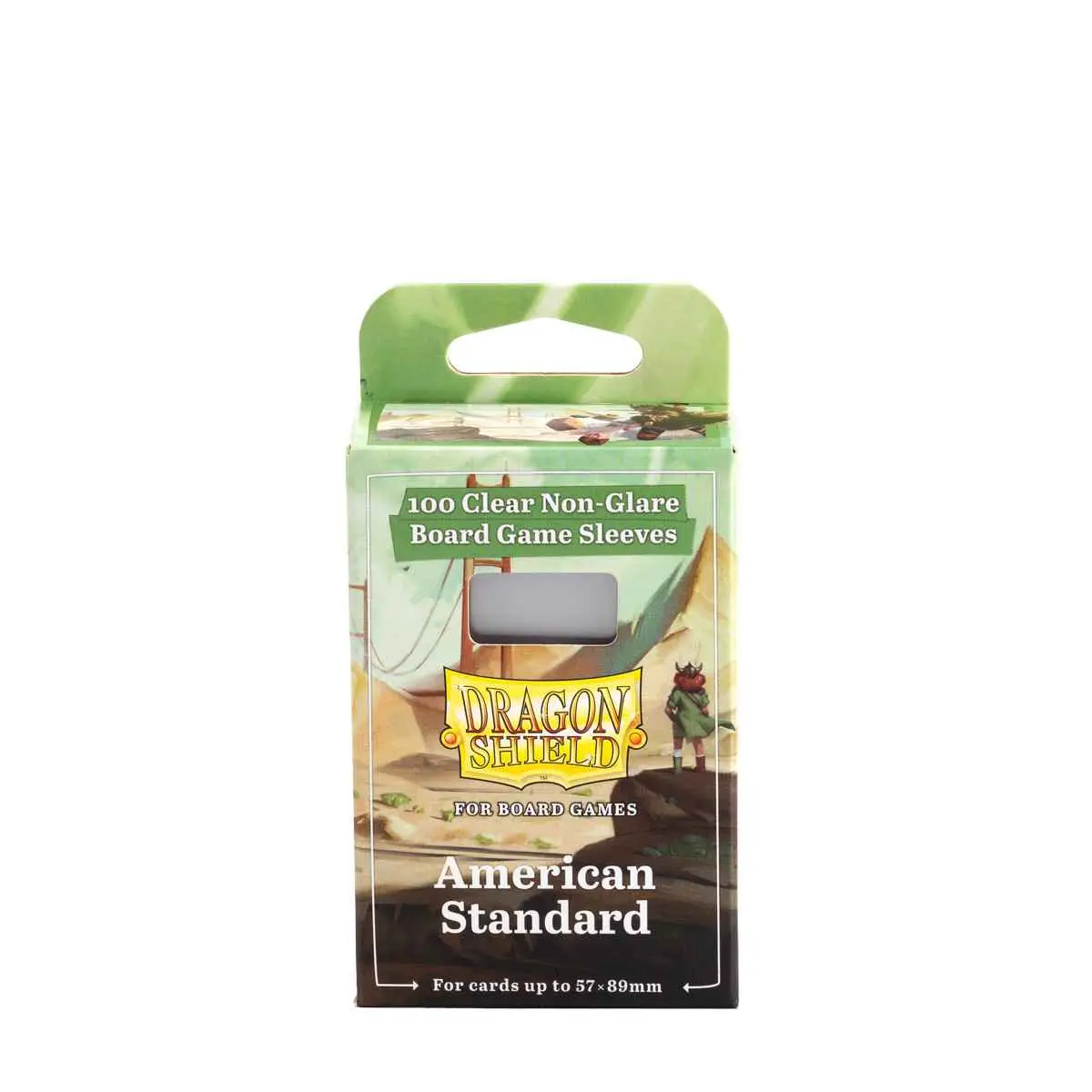 Board Game Sleeves: Clear/Non Glare - Standard - American (100)