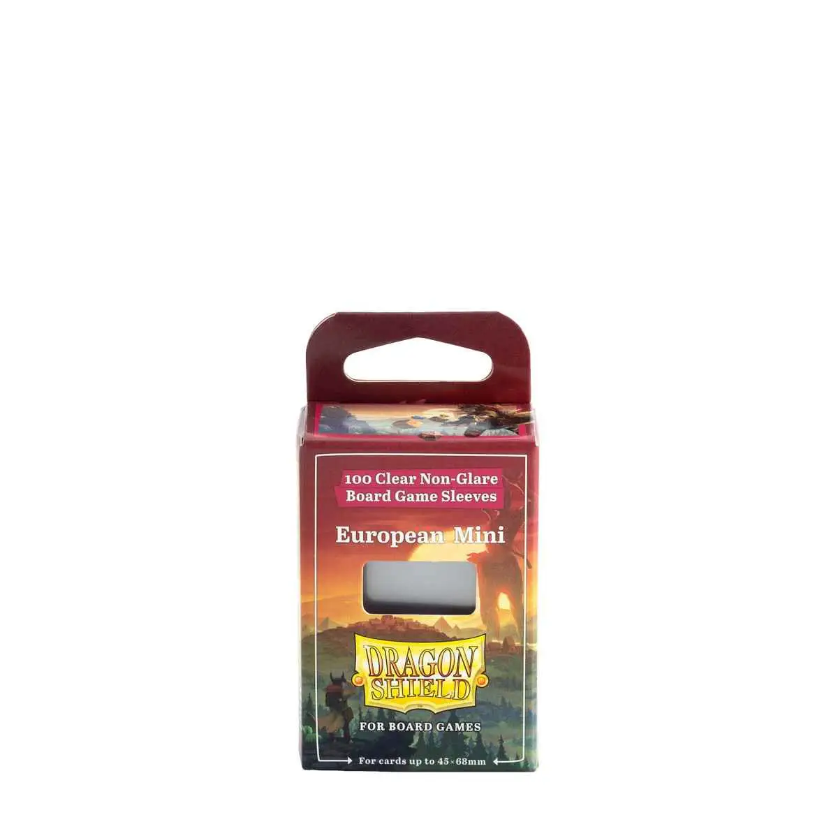 Board Game Sleeves: Clear/Non Glare - Mini - European (100)