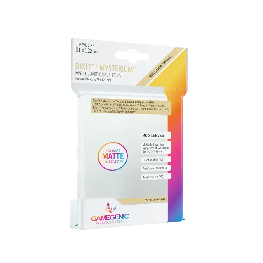 Board Game Sleeves: Matte - Dixit - Sand (90)