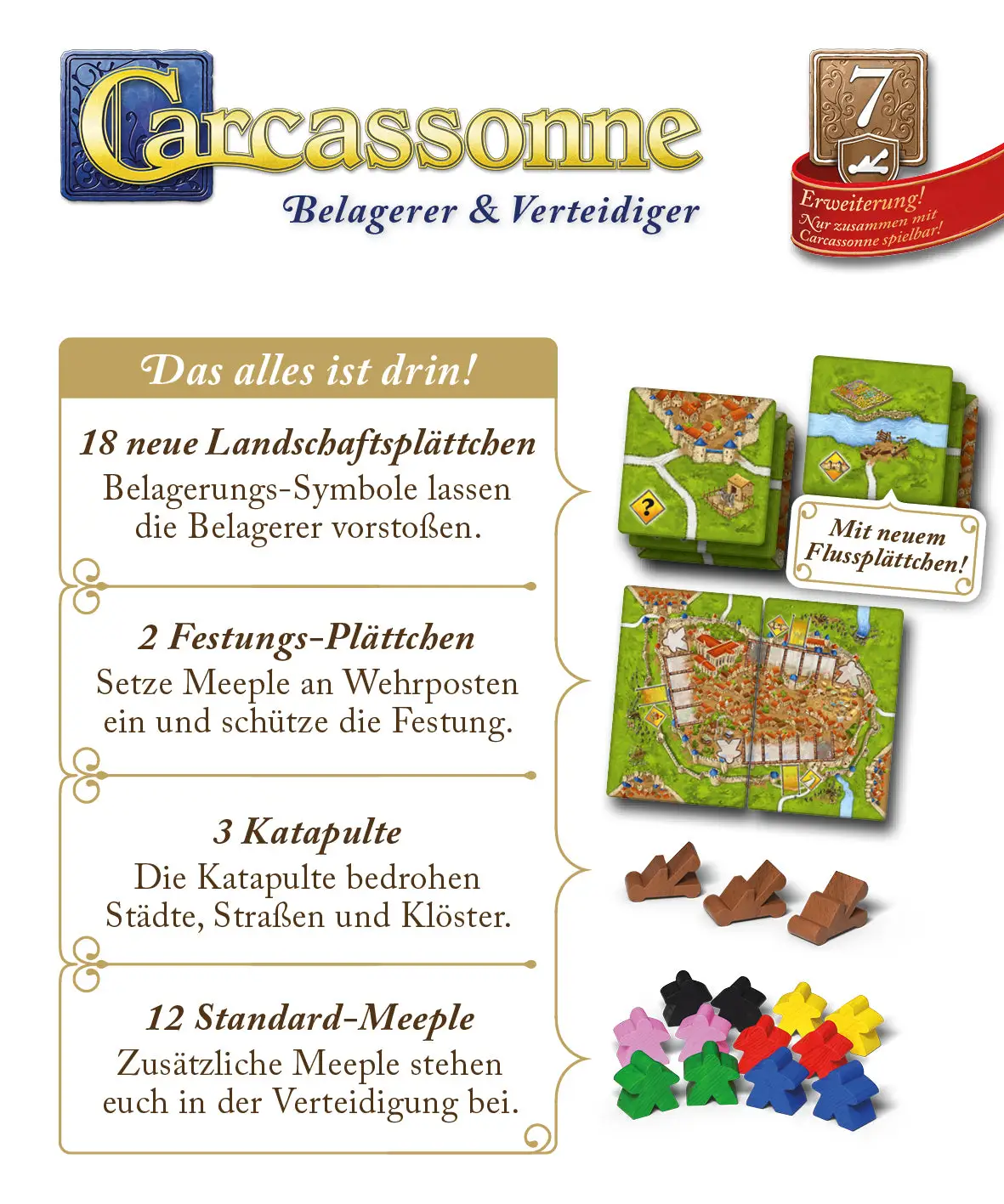 Carcassonne: Belagerer & Verteidiger (DE) - Image 2