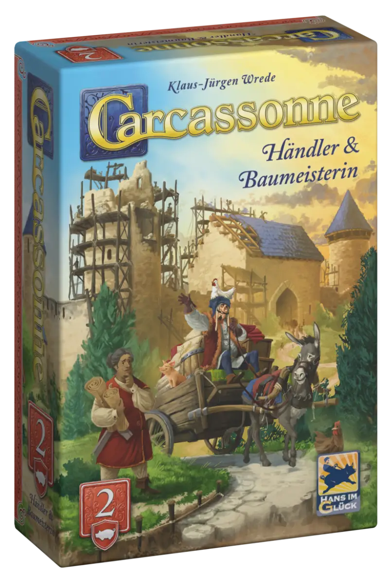 Carcassonne:  Händler & Baumeisterin (DE)