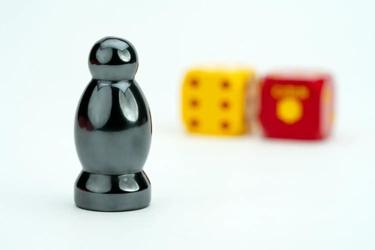 Catan: Premium Robber & Metal Dice Set - Hematite - Image 2