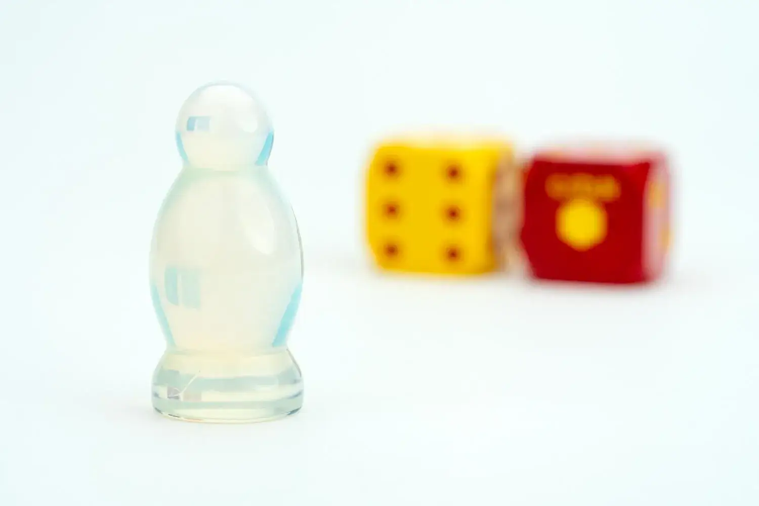 Catan: Premium Robber & Metal Dice Set - Opalite - Image 2