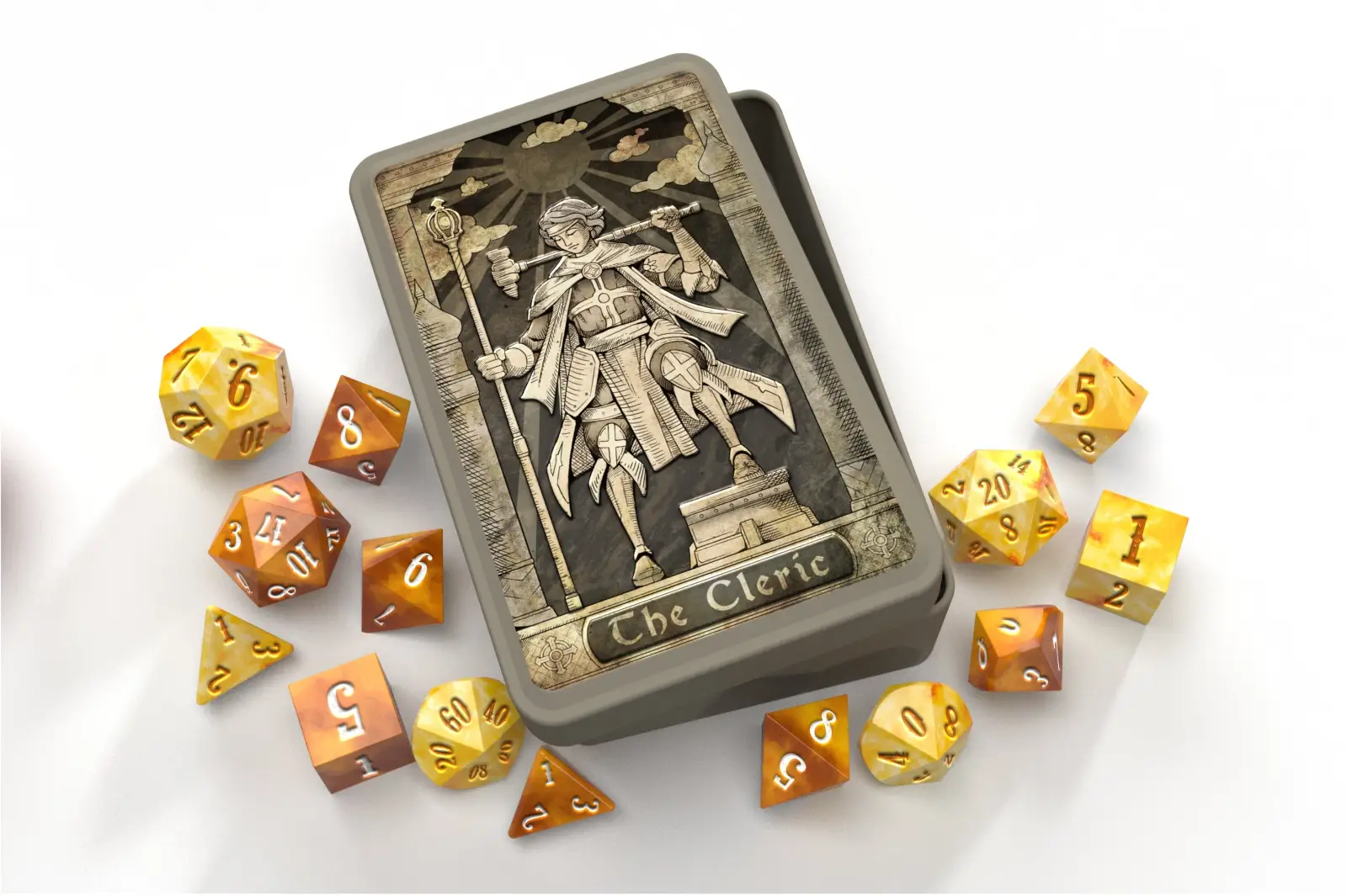 Class-Specific Dice Set: Cleric (Pathfinder & 5E)