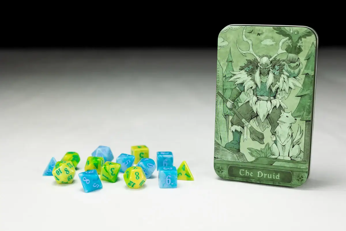 Class-Specific Dice Set: Druid (Pathfinder & 5E) - Image 2