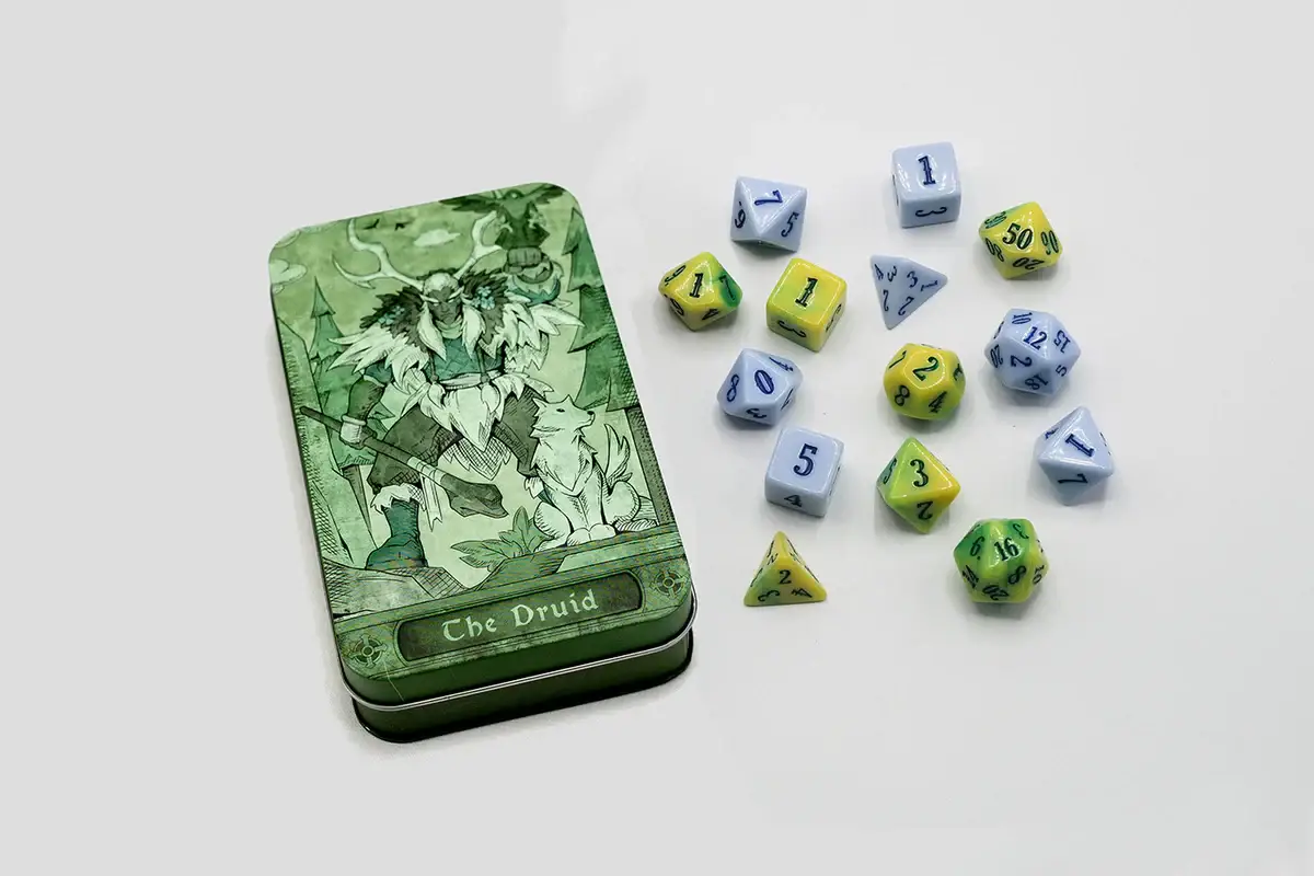 Class-Specific Dice Set: Druid (Pathfinder & 5E) - Image 3
