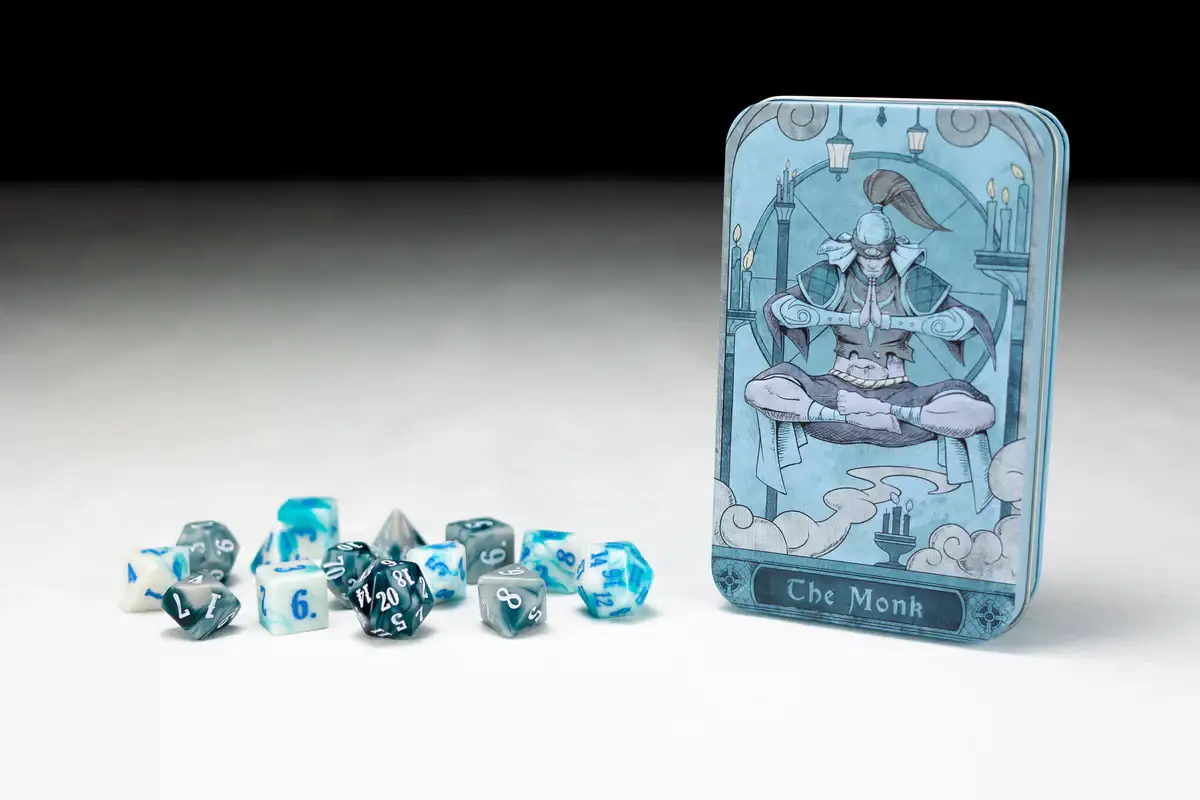 Class-Specific Dice Set: Monk (Pathfinder & 5E) - Image 2