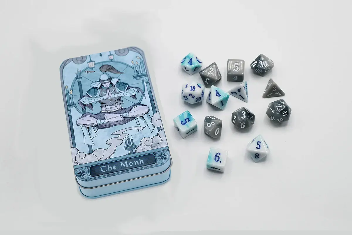Class-Specific Dice Set: Monk (Pathfinder & 5E) - Image 3
