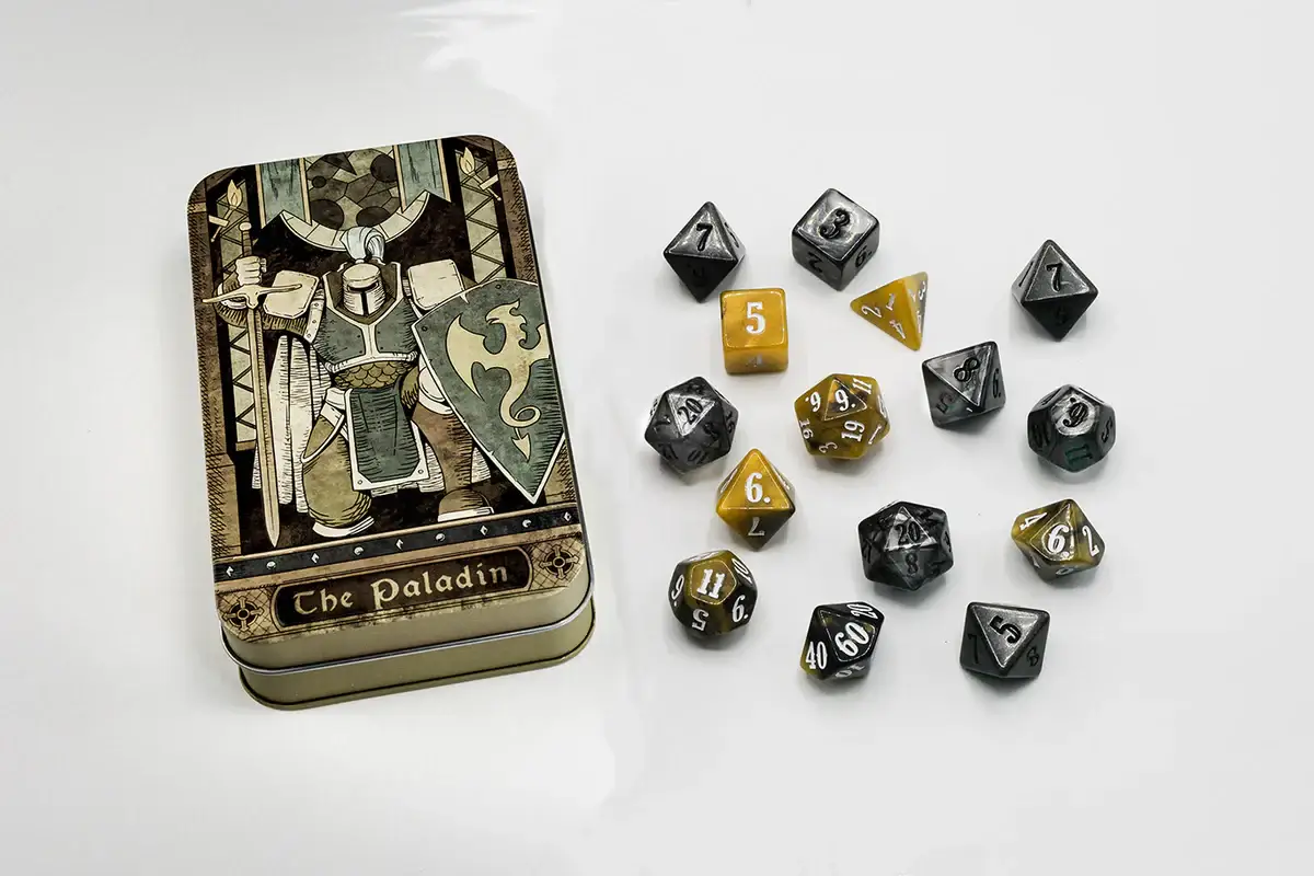 Class-Specific Dice Set: Paladin (Pathfinder & 5E) - Image 2