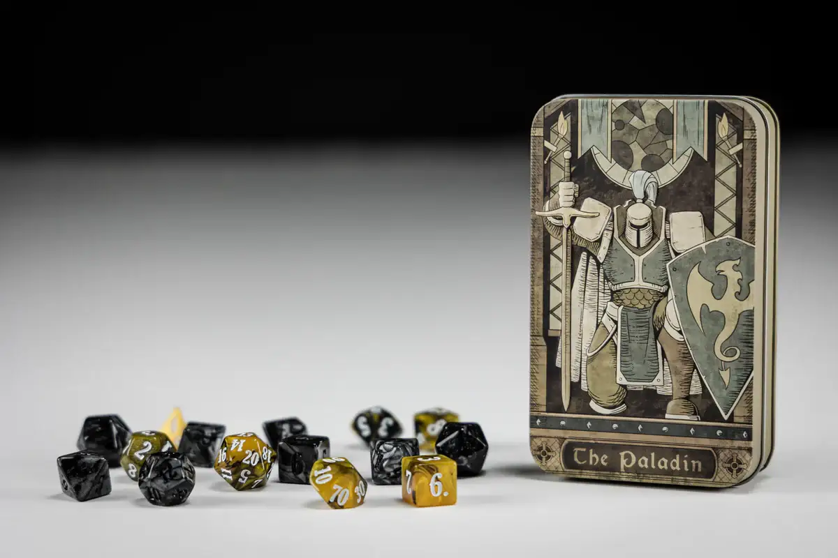 Class-Specific Dice Set: Paladin (Pathfinder & 5E) - Image 3