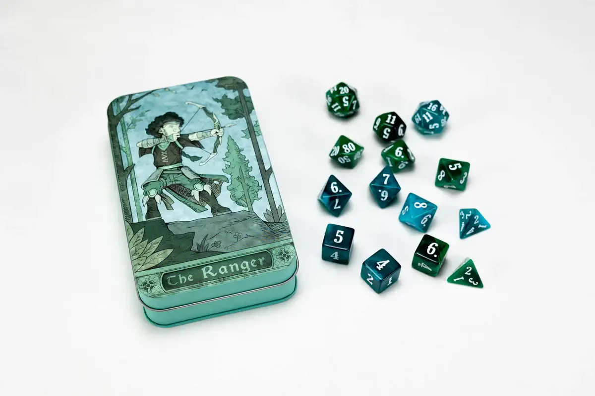 Class-Specific Dice Set: Ranger (Pathfinder & 5E) - Image 3