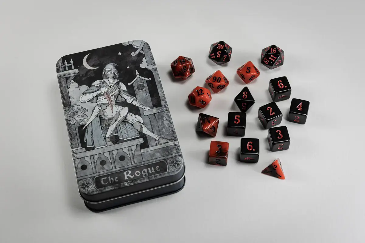 Class-Specific Dice Set: Rogue (Pathfinder & 5E) - Image 3