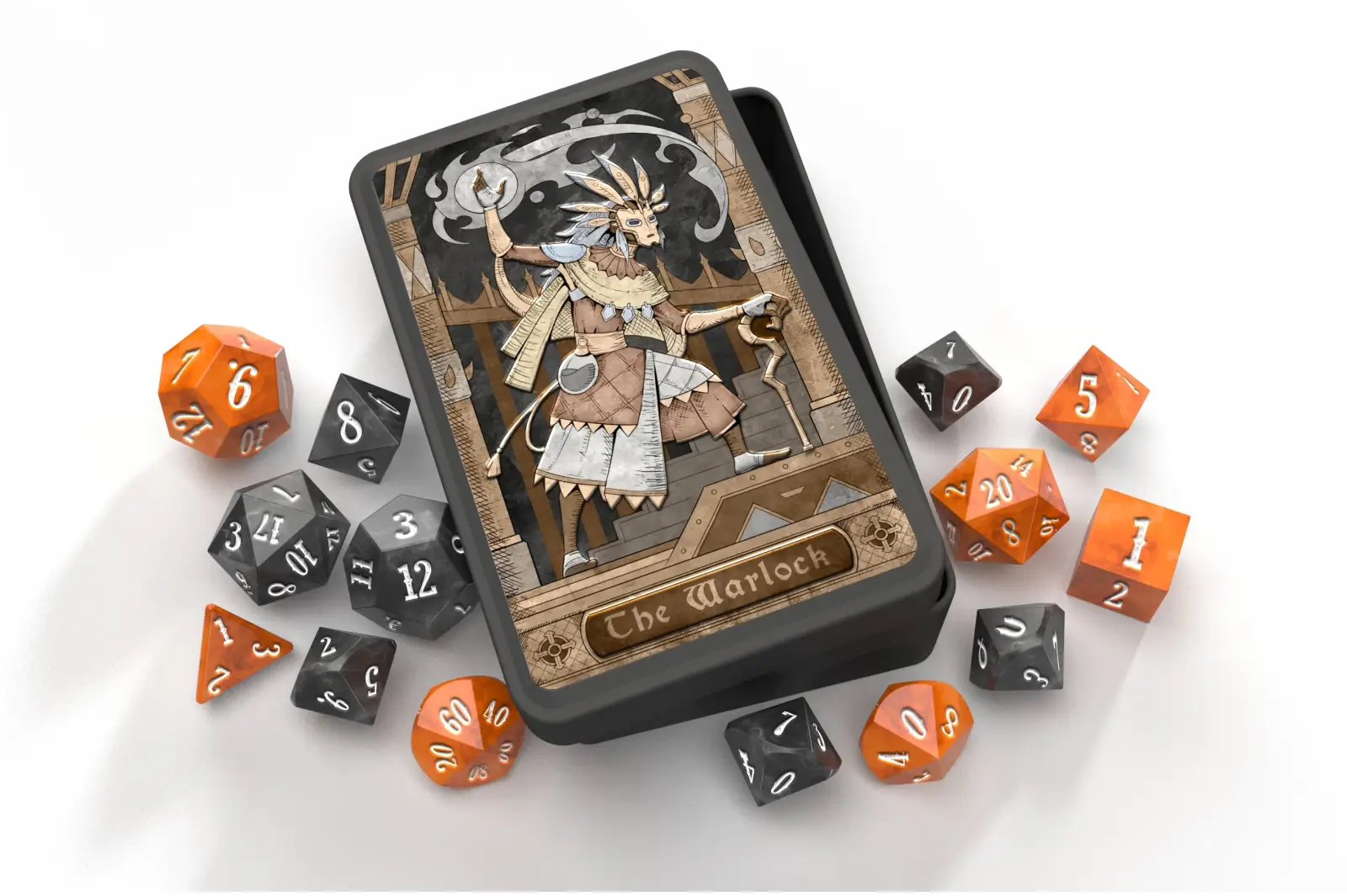 Class-Specific Dice Set: Warlock (5E)