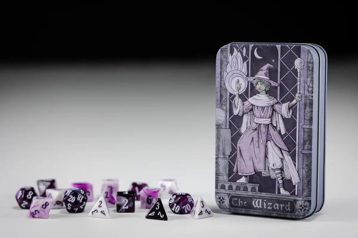 Class-Specific Dice Set: Wizard (Pathfinder & 5E) - Image 2