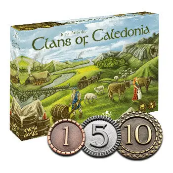 Clans of Caledonia: Metal Coins