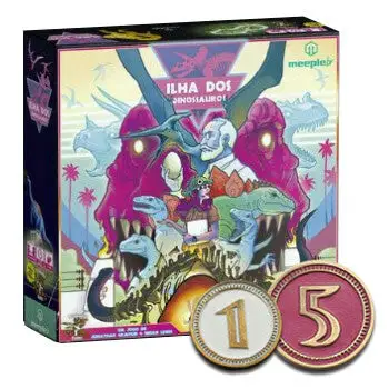 Dinosaur Island: Metal Coins