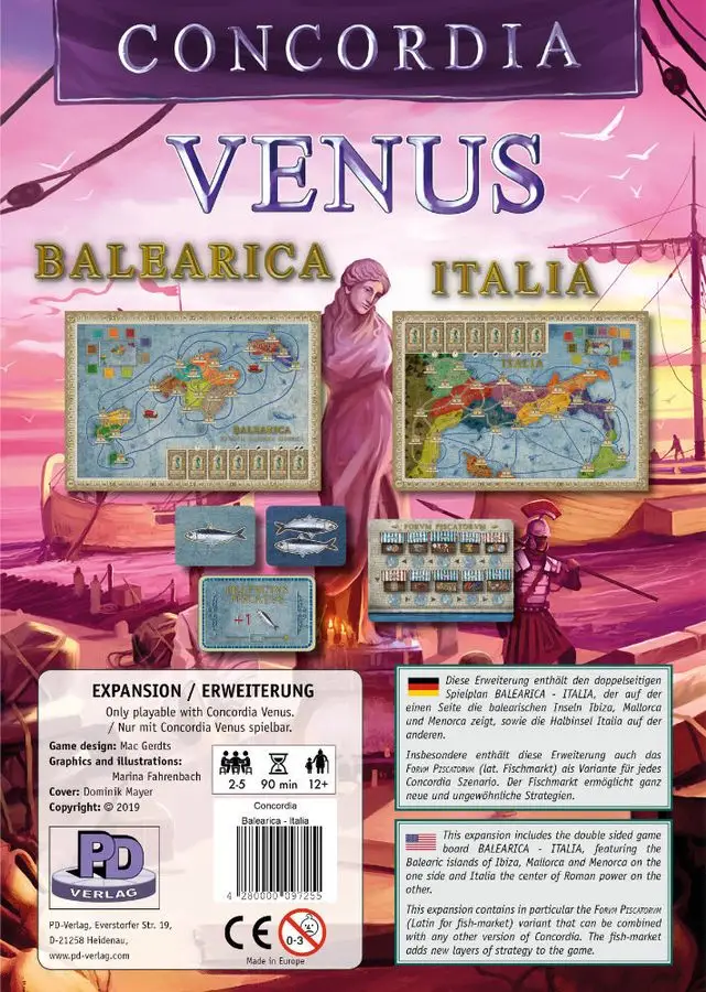 Concordia Venus: Balearica/Italia (EN/DE)