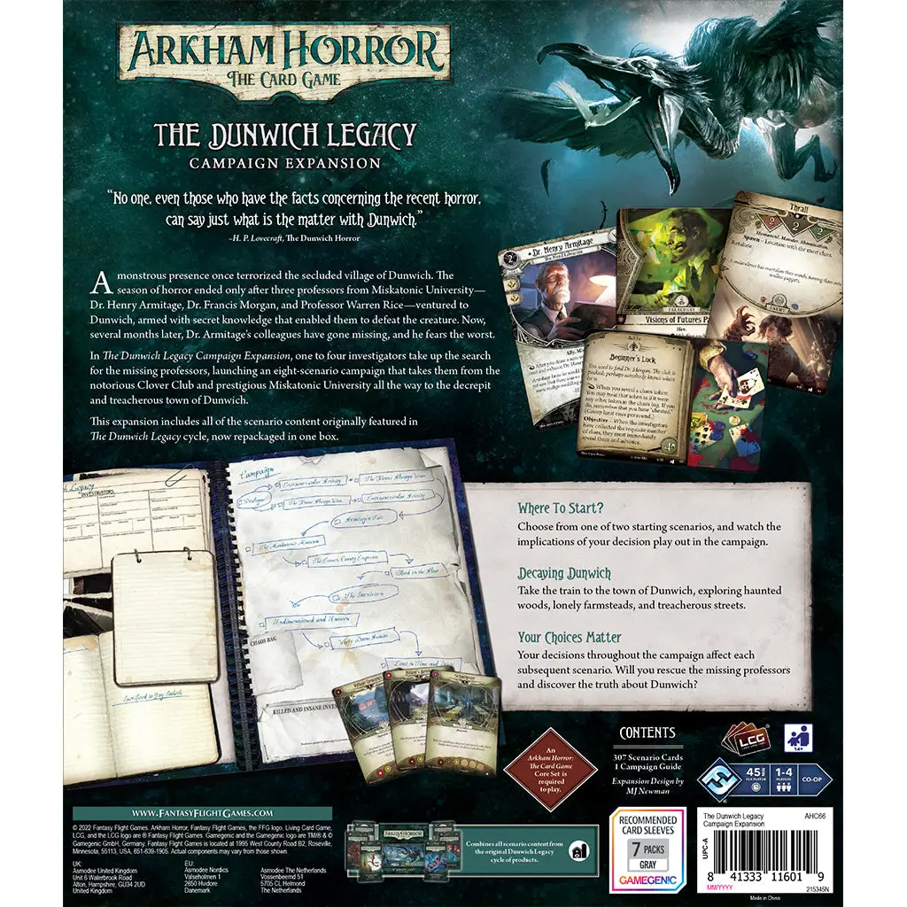 Arkham Horror: The Card Game - The Dunwich Legacy - Campaign Expansions (EN) - Image 2