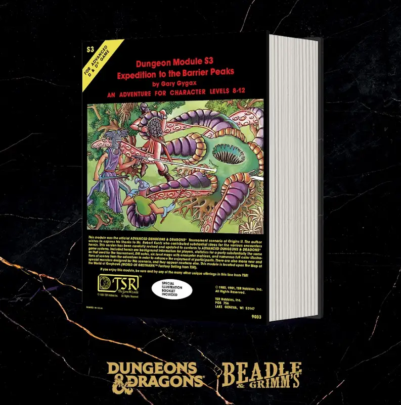 Dice Set: D&D Classic Module - Expedition to the Barrier Peaks