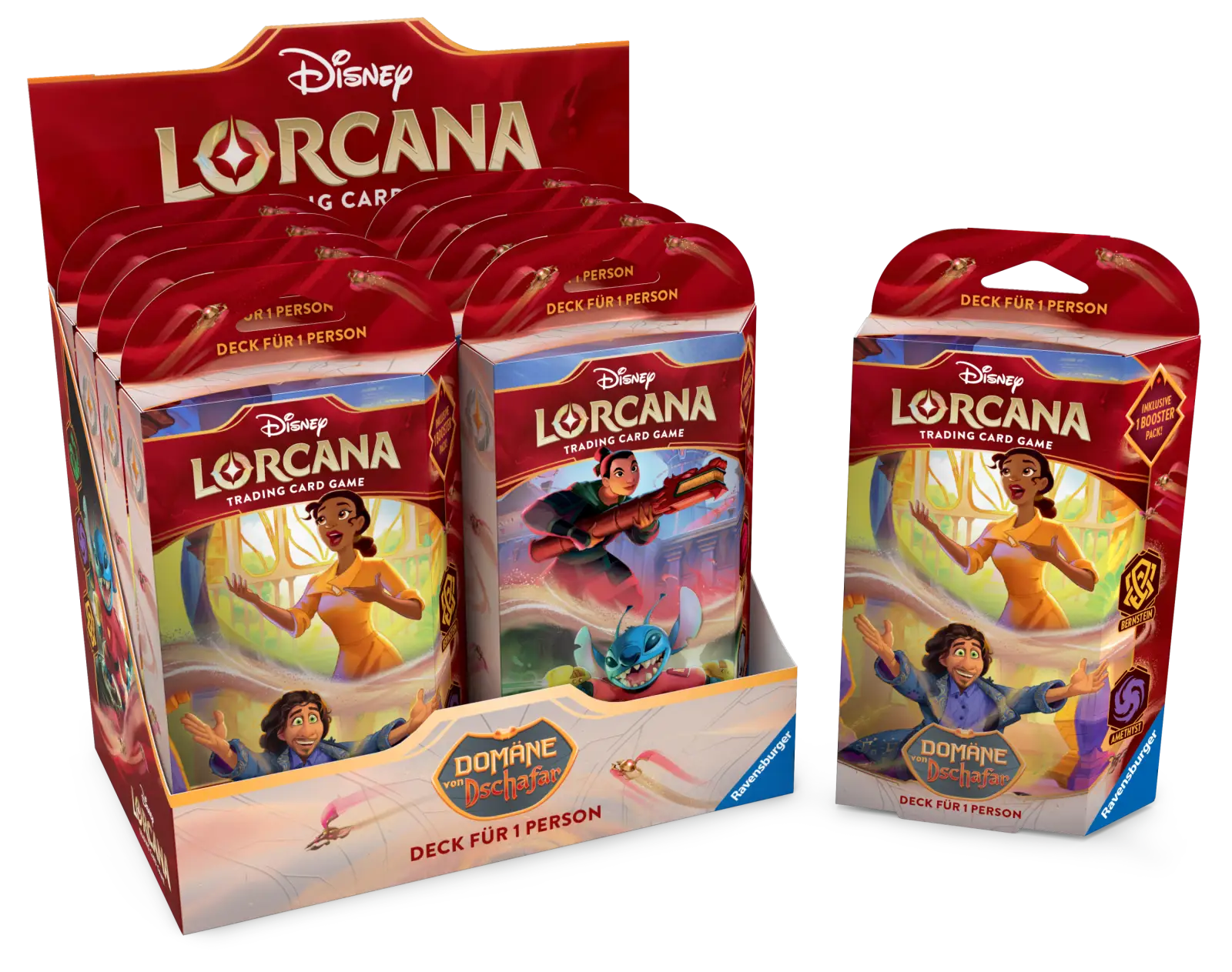 Disney Lorcana: Domäne von Dschafar - Bernstein/Amethyst - Starter Deck (DE) - Image 2