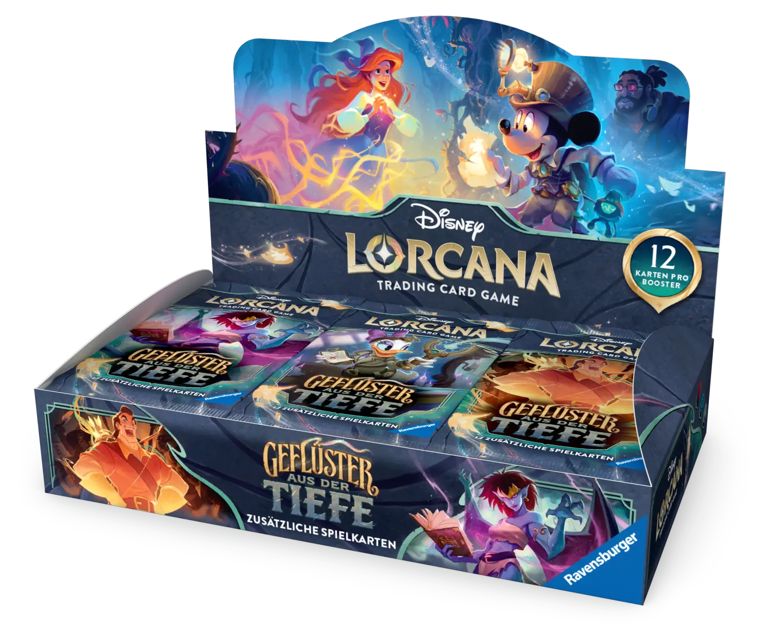 Disney Lorcana: Geflüster aus der Tiefe - Booster Display (24 Booster) (DE)