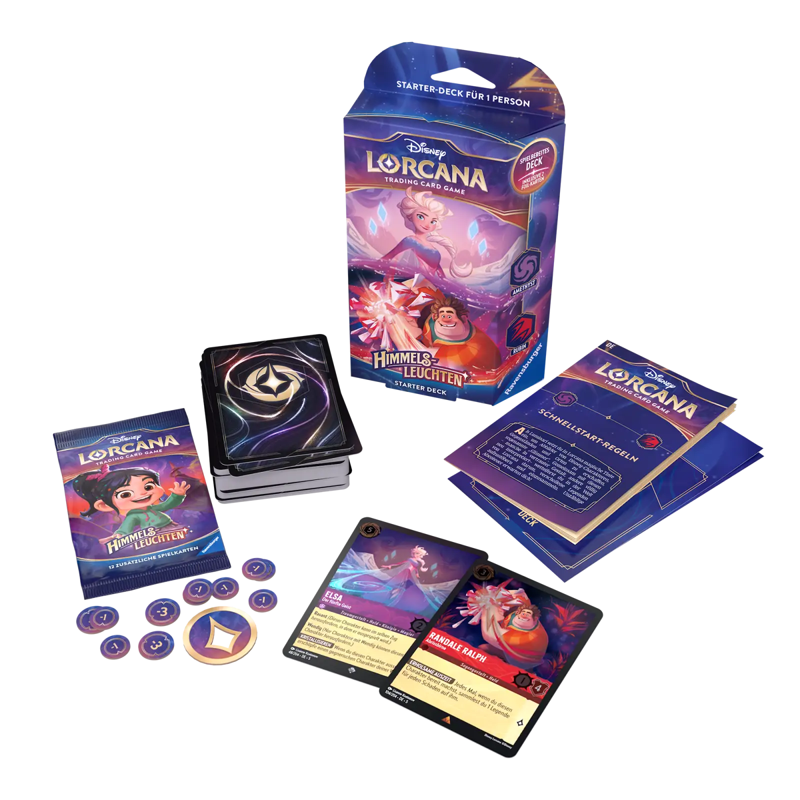 Disney Lorcana: Himmelsleuchten - Amethyst/Rubin - Starter Deck (DE) - Image 2