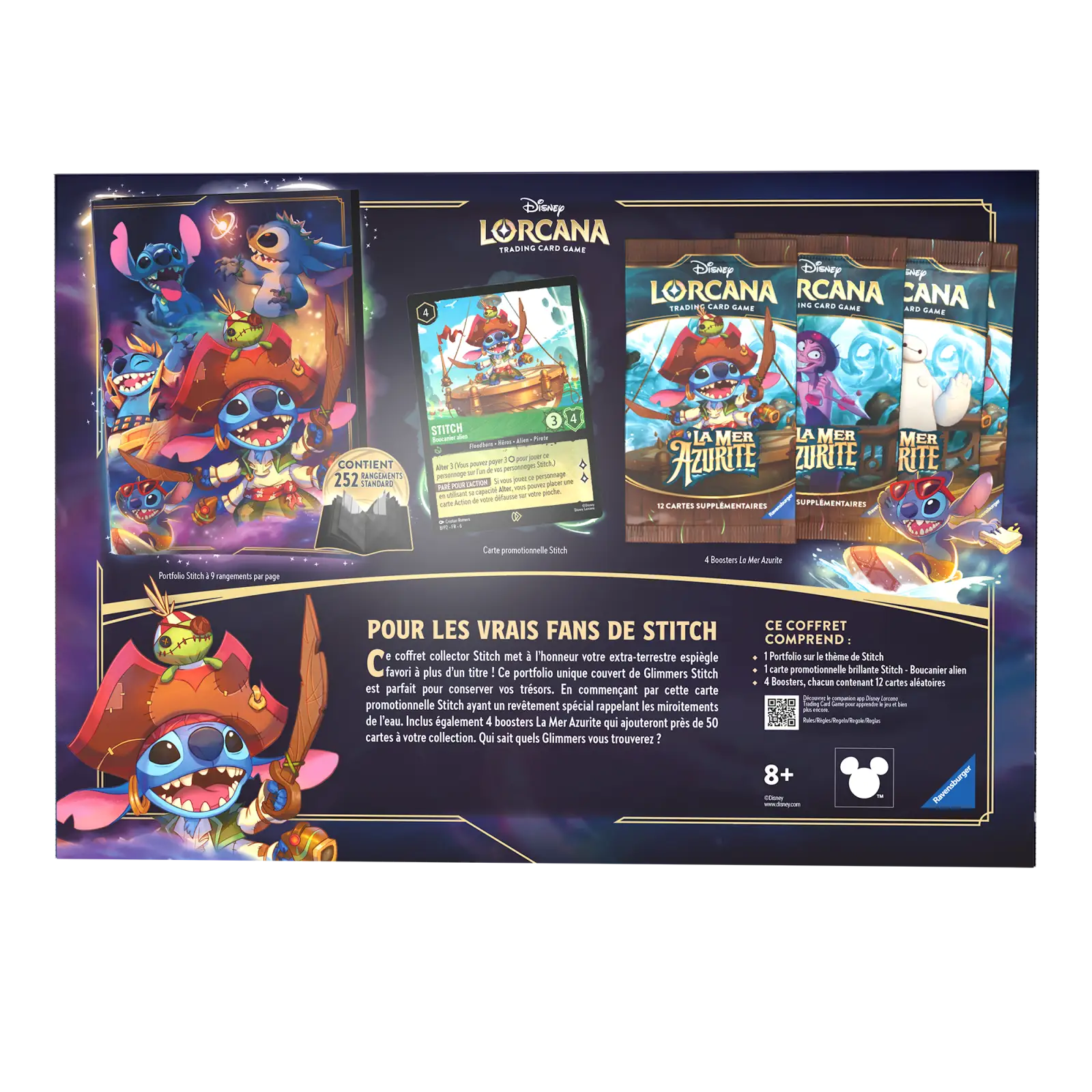 Disney Lorcana: La Mer Azurite - Stitch - Gift Set (FR) - Image 3