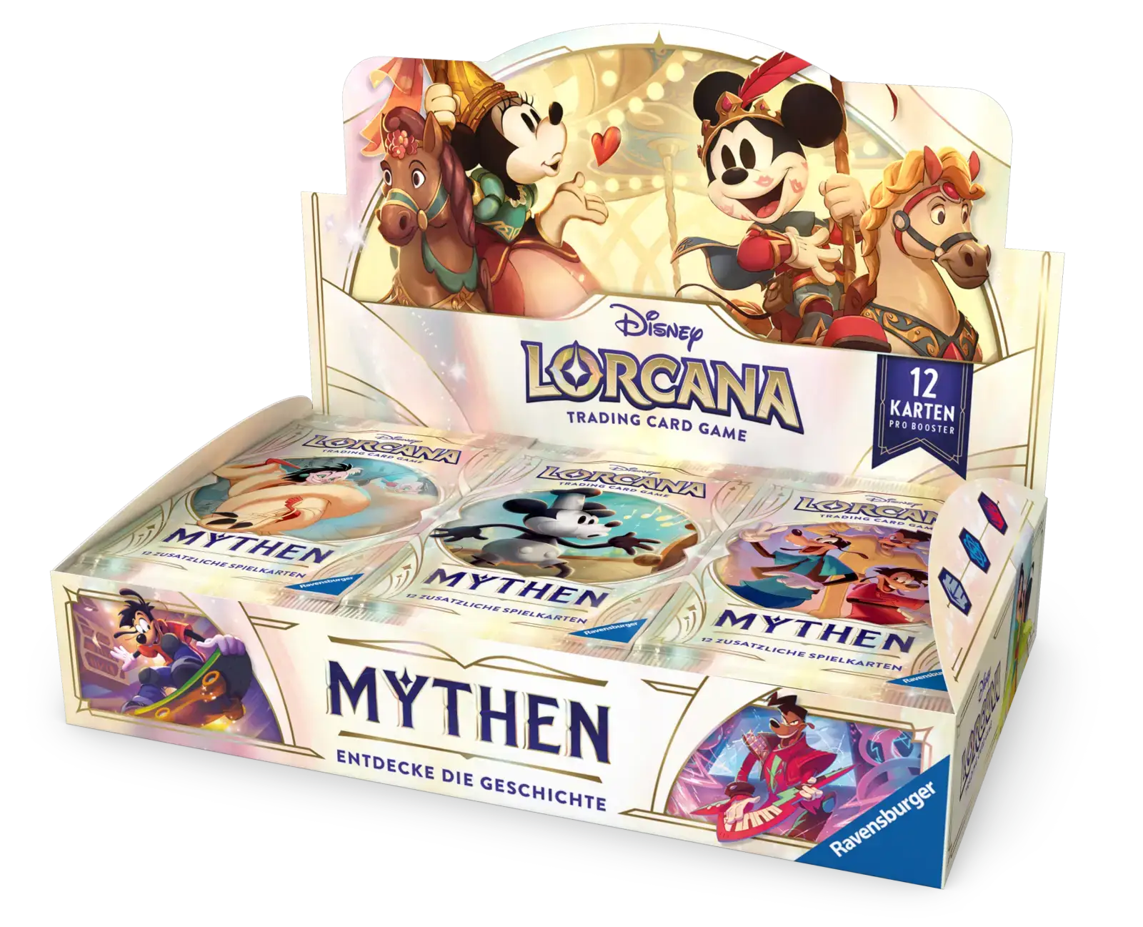 Disney Lorcana: Mythen - Booster Display Case (4 Displays) (DE)
