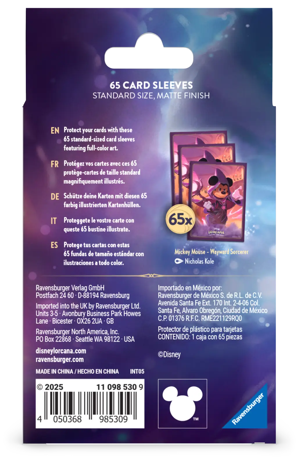 Art Sleeves: Disney Lorcana - Reign of Jafar - Mickey - Image 2