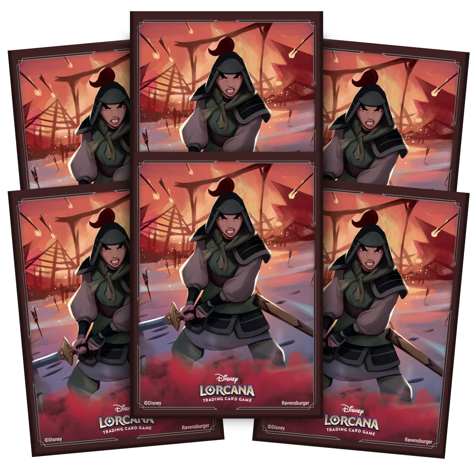 Disney Lorcana: Rise of the Floodborn - Card Sleeves - Mulan (65) - Image 3