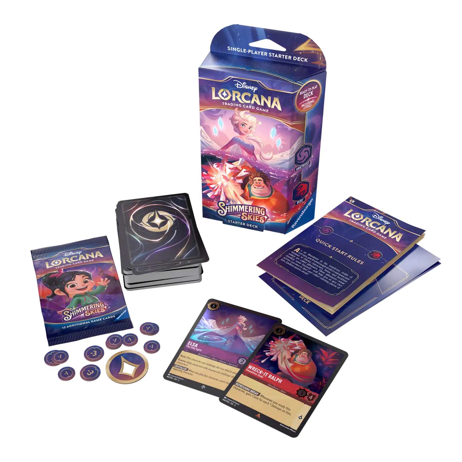 Disney Lorcana: Shimmering Skies - Amethyst/Ruby - Starter Deck (EN) - Image 2