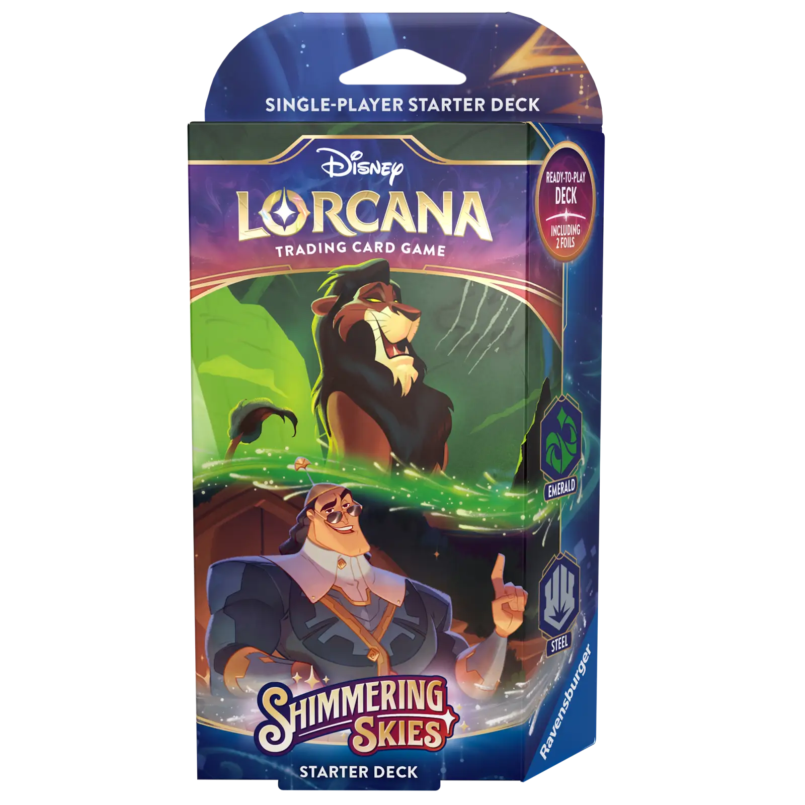Disney Lorcana: Shimmering Skies - Emerald/Steel - Starter Deck (EN)