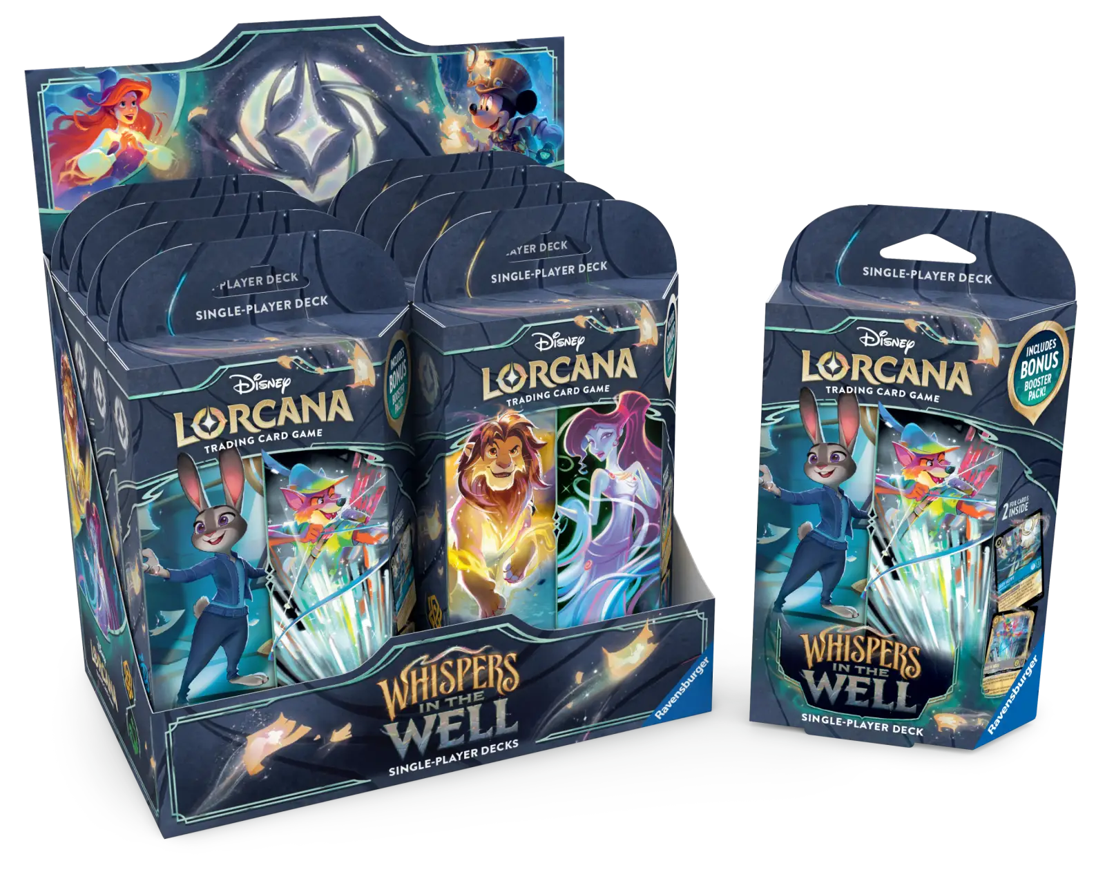 Disney Lorcana: Whispers in the Well - Sapphire/Steel - Starter Deck (EN) - Image 2