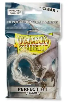 Sleeves: Dragon Shield - Perfect Fit - Clear (100)