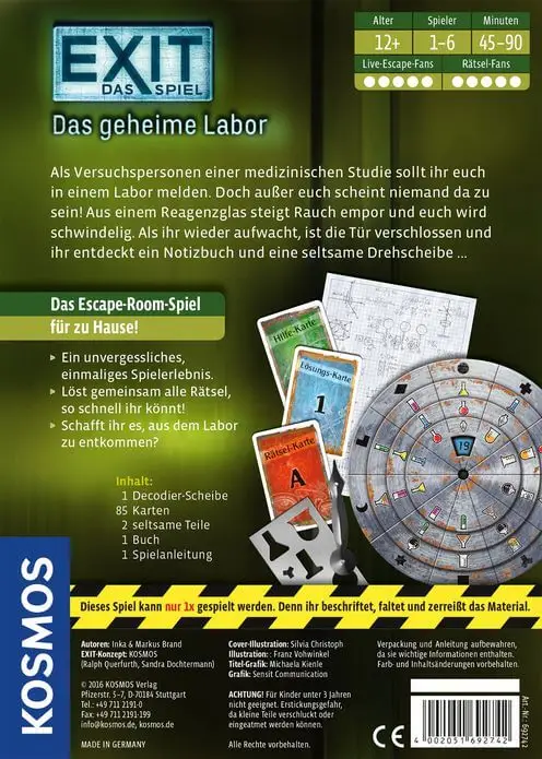 Exit: Das Spiel - Das geheime Labor (DE) - Image 2