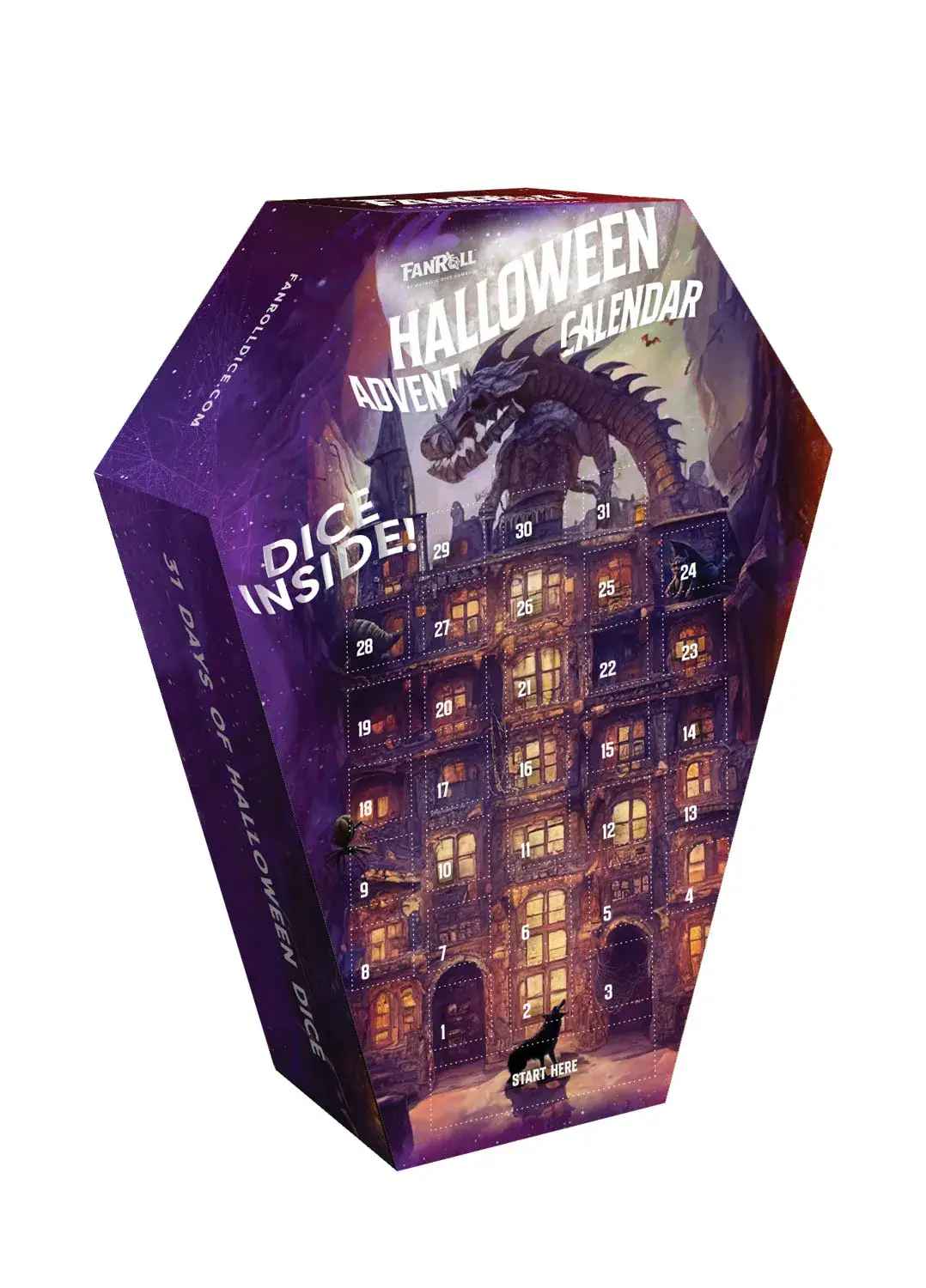 FanRoll Halloween Dice Calendar
