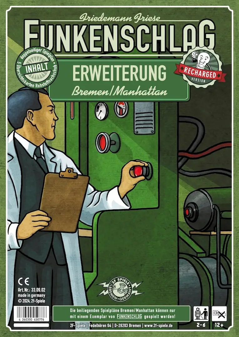 Funkenschlag: Erweiterung 15 - Bremen/Manhattan - Recharged