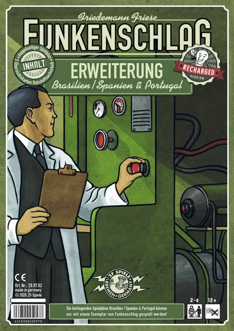 Funkenschlag: Erweiterung 5 - Brasilien/Spanien & Portugal - Recharged