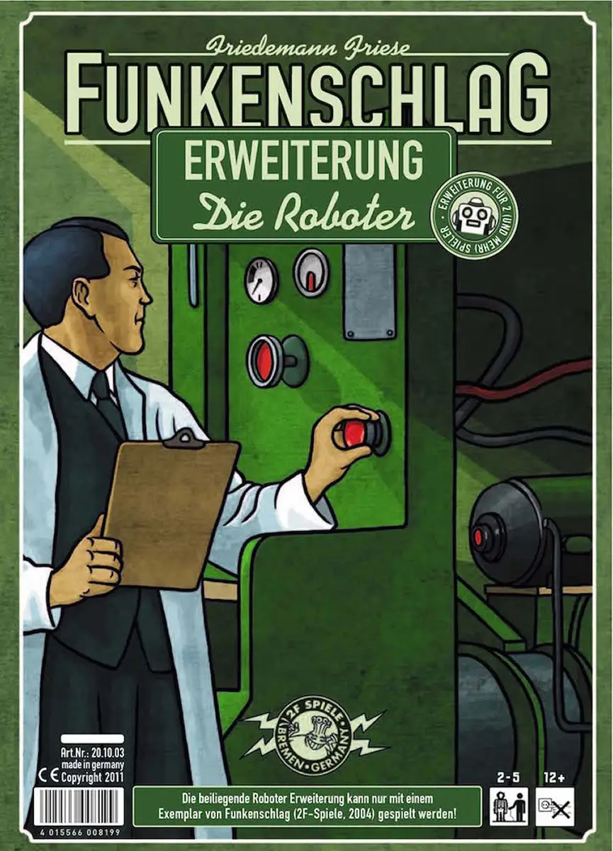 Funkenschlag: Erweiterung 7 - Die Roboter